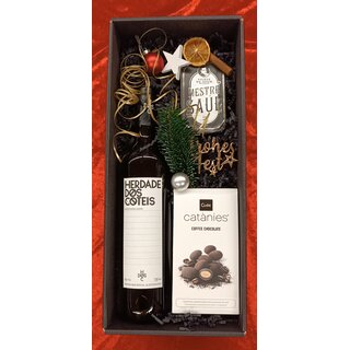 Herdade Black Christmas Wein, Thunfisch & Schokolade